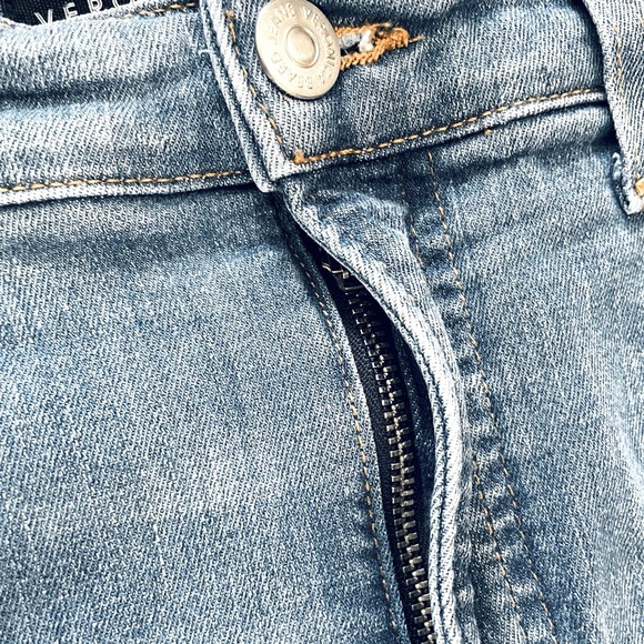 Veronica Beard Carly High Rise Kick Flare Raw Hem Blue Jean Sunrise Wash Size 30 - Picture 8 of 11